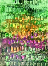 Original Abstract Painting, Bird Of Paradise, Tropical Flowers, Modern Wall Art