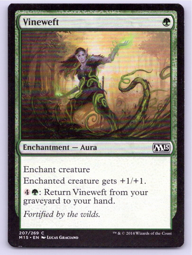 MAGIC: THE GATHERING VINEWEFT MAGIC 2015 (M15) 207 COMMON NM A40800 FREE S&H