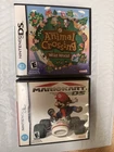 Animal Crossing Wild World + Mario Kart DS Nintendo DS CIB W/ Manual + Inserts