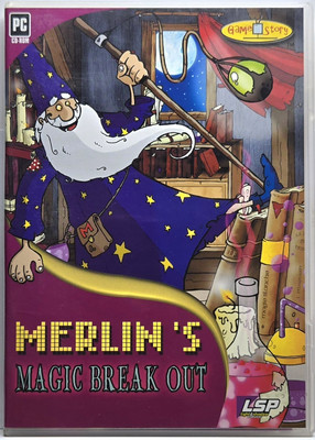 Merlin's Magic Break Out PC Game (CD-ROM, 2001) Tested Works Tracked Shipping 