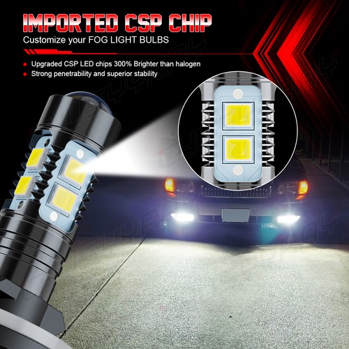 For Ford E150 E250 Econoline 1994-2002 LED Headlight High Low Fog Light Bulbs - Picture 12 of 12