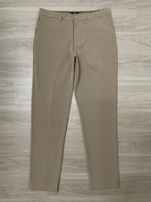 NWT Quince Ultra Stretch 24/7 Smart Chino Men's 34x34 Khaki Athletic Tapered Zip
