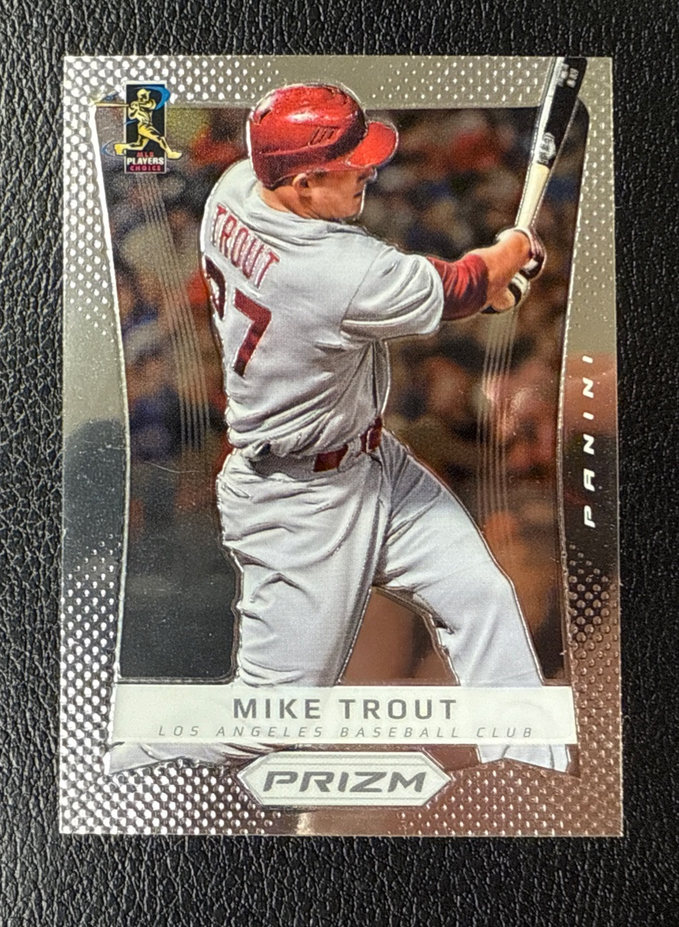 Mike Trout 2012 Panini Prizm #50 1st Prizm Card