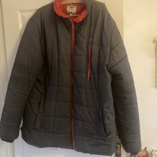 Lee Cooper Men's Quilted Padded Puffer Jacket inside Fleece Size Large