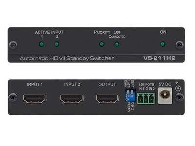 Kramer VS-211H2 2x1 Automatic 4K UHD HDMI Standby Switcher