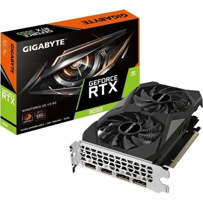 GeForce RTX 3050 WINDFORCE OC V2 6G Graphics Card GV-N3050WF2OCV2-6GD