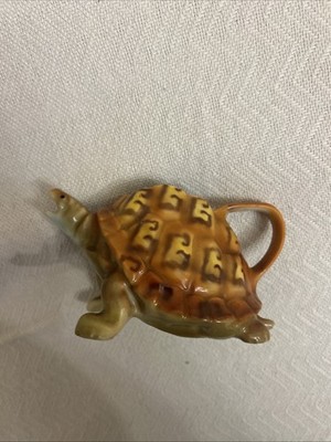 Royal Bayreuth Vintage Tortoise Creamer Blue Mark 3  High