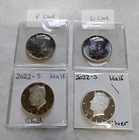 2022 P D S S Kennedy Half Dollar Set - Silver And Clad Proof Set- 4 Coin Lot
