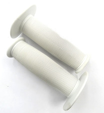 White Mushroom Type BMX Grips