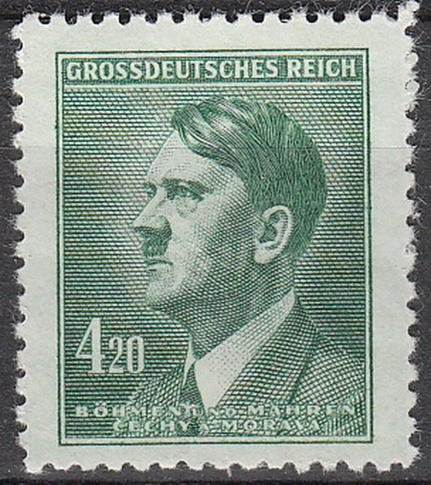 Stamp Germany Bohemia Czechoslovakia Mi 020-142 1940 WWII 3rd Reich Set MNG - Image 3 of 4