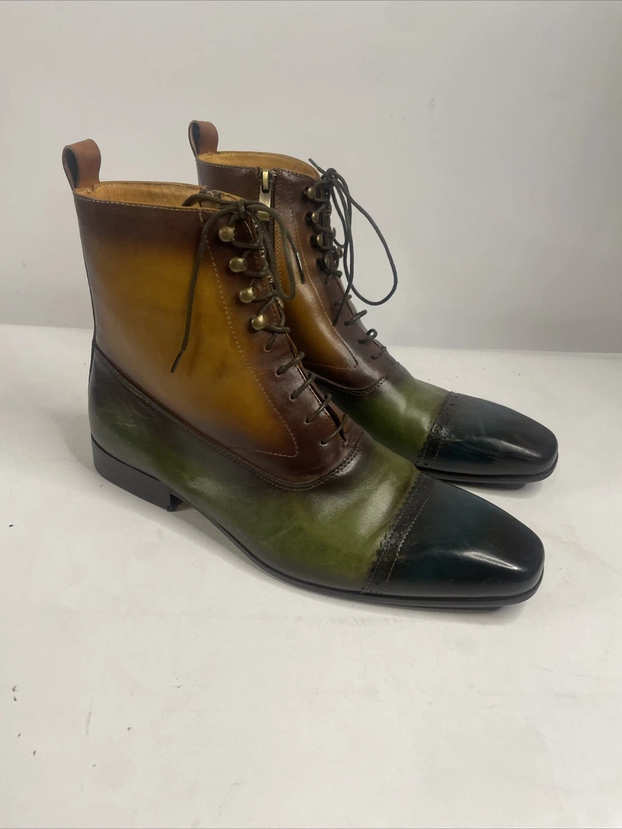 Blue Zip Ankle Boots for Men for Sale | Shop New & Used  display picture 1
