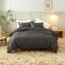 Simple Opulence Simpleopulence French Linen Duvet Cover Set 88 X 92- 3 Pieces 1