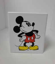 VINTAGE Disney Mickey Mouse Plastic Square Tissue Box Cover Holder