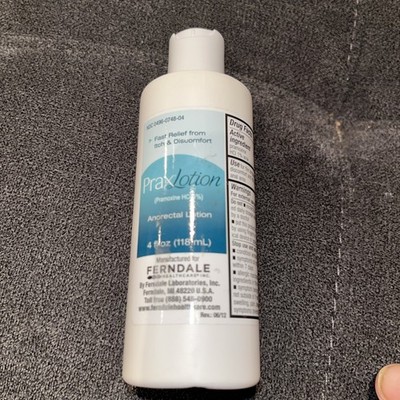 Prax Lotion Fast Relief of Discomfort & Itch in Peri-anal Area, 4oz __