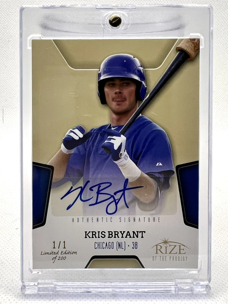 MLB   KRIS BRYANT 直筆サインカード MLB KRIS BRYANT 直筆サインカード MLB KRIS BRYANT 直筆サインカード