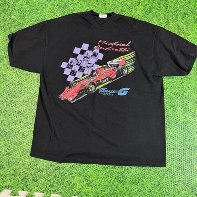 Vintage Michael Andretti  #8- Target- Single Stitch Black Shirt - Size XXL 24x30