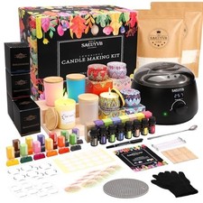 Candle Making Kit for Adult: Soy Wax Supplies & Tools Set