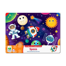 The Learning Journey International My First Lift Learn Puzzle - Space 8pc Boar
