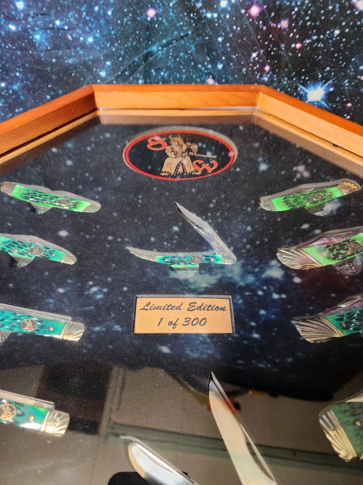 Steel Warrior 1 Of 300 Limited Edition Very Rare Green Bone Handle W/Certificate - Image 2 of 4