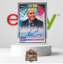 Topps Finest Autographs Refractor #FA-DCR Dell Curry Auto /75 Basketball 2021