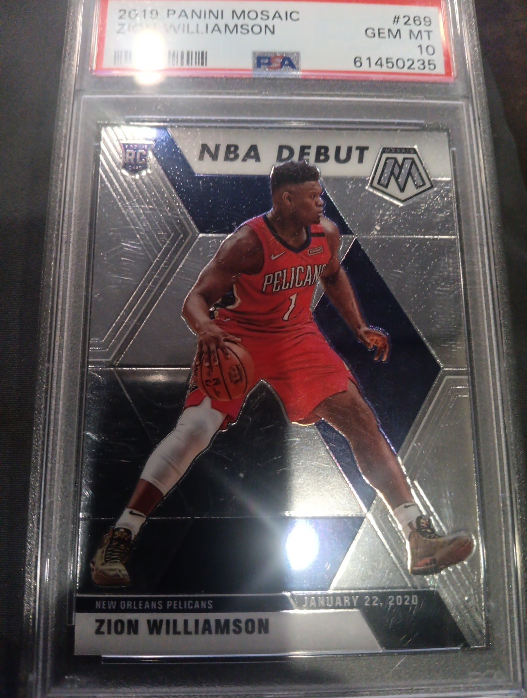 2019-20 Panini Mosaic - NBA Debut Zion Williamson #269 (RC)