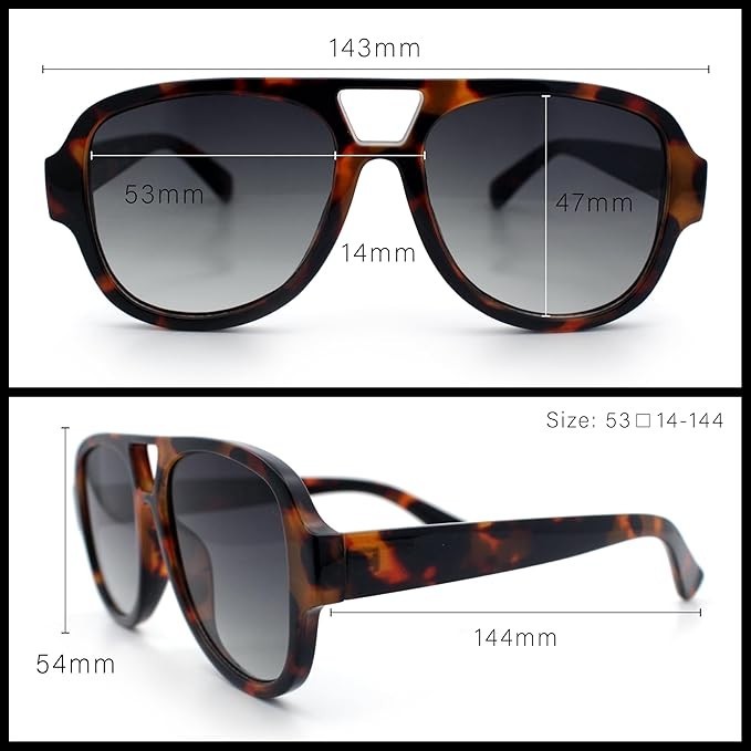 専用　Sサイズ SA106 Mens Retro Thick Frame Navigator Sunglasses UV400 Oversized