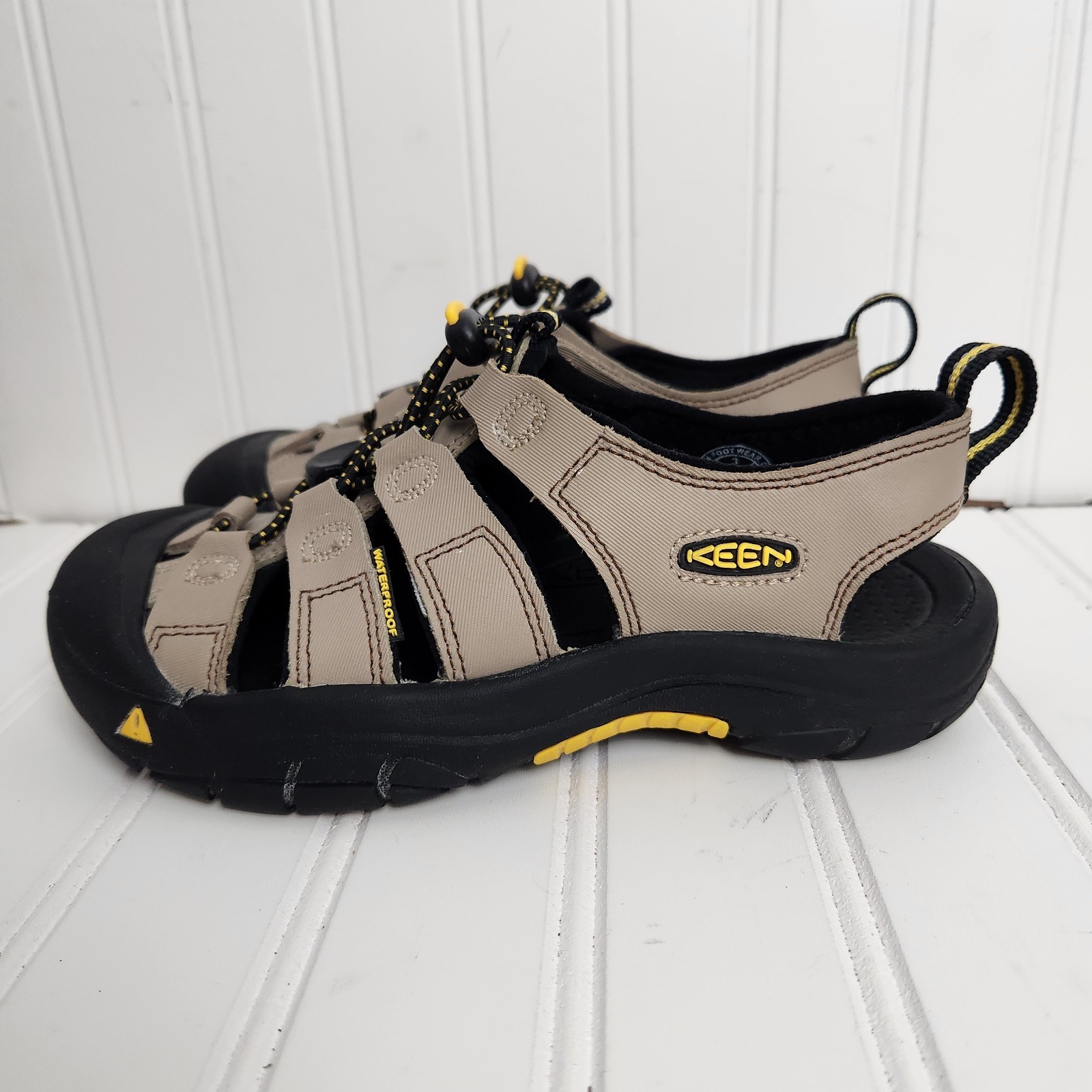 Sandali sportivi Keen Youth Kids taglia 3 unisex marroni impermeabili escursionismo atletico