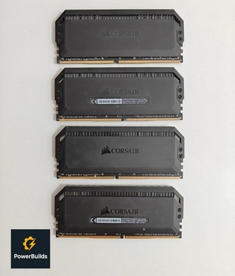 Corsair Dominator Platinum RGB UDIMM 64GB Kit (4x16GB) DDR4-3600 CL18 - Top