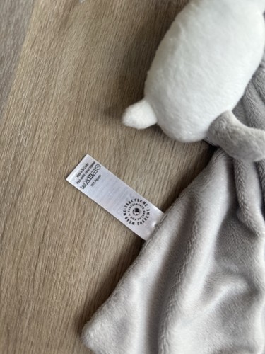 George Asda Sheep Lamb Baby Blankie Comforter Soft Toy Soother Dummy Holder grey - Picture 13 of 16