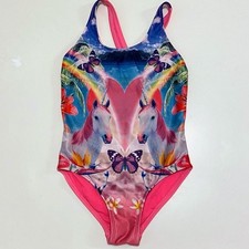 Unicorn Girls One Piece Swimsuit - 4/5
