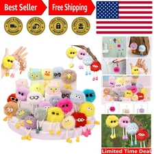 Fun Plush Keychain Toys for Kids - Perfect for Birthday and Carnival Prizes