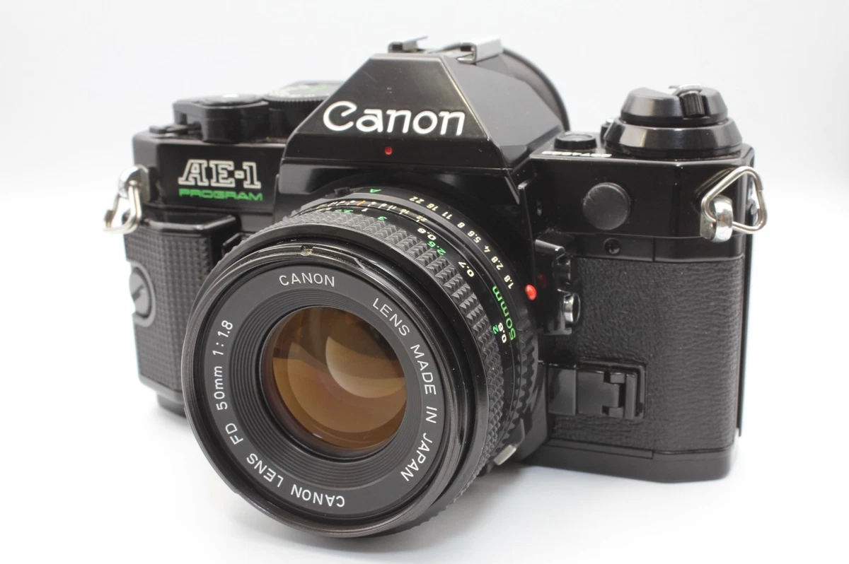 [EXC5] Cámara fotográfica programa Canon AE-1 nueva lente FD NFD 50 mm f/1,8 de JAPÓN