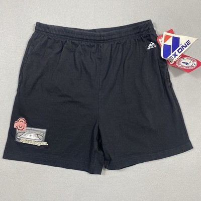 Vintage Apex One Ohio State Shorts Mens Medium Black 90s 00s Y2K OSU Buckeyes
