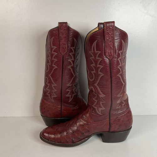 Rios Of Mercedes Full Quill Ostrich Cowboy Boots Men’s 8 | Women’s 9 Exotic - Picture 15 of 21