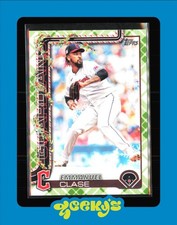 Emmanuel Clase 2025 Topps Baseball Topps Holiday Plaid #H96 $2MIN ORDER