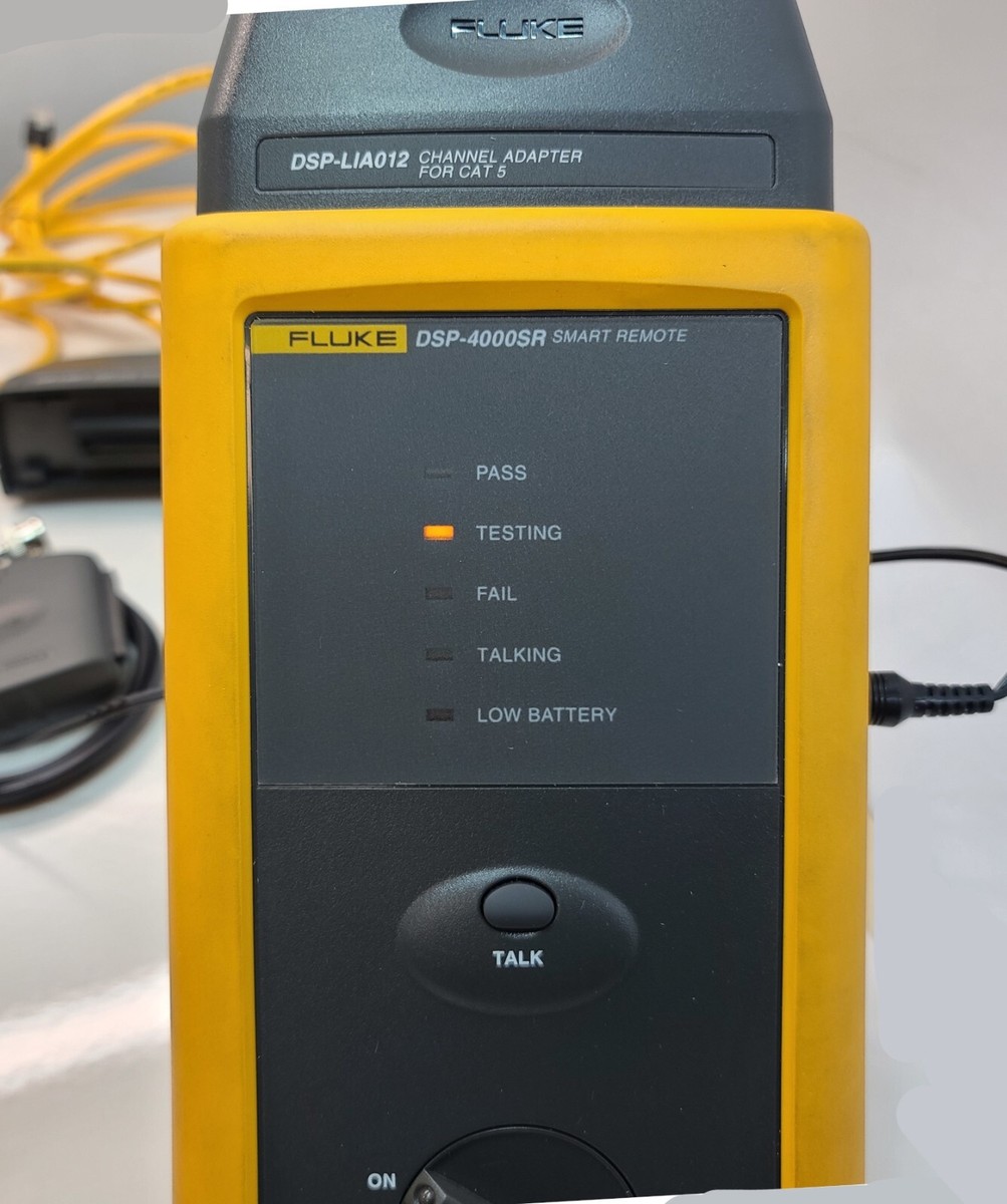 Fluke DSP-4000 Cable Analyzer and DSP-4000SR Smart Remote Fluke DSP-4000 Cable Analyzer and DSP-4000SR Smart Remote