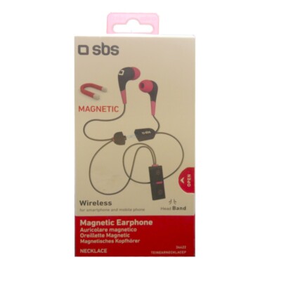 SBS Magnetic Earphone Wireless Bluetooth Headphones Magnetic Wireless Neckband