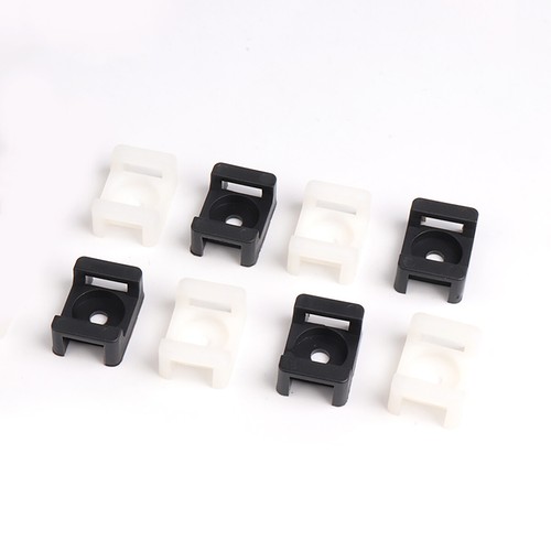 Cable Tie Base - Wire Clips Mounts Saddle Cradle Bases Clamps Cable Ties Holder - Imagen 5 de 20