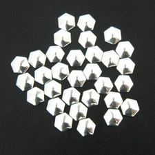 Threadart Specialty Nailhead - Silver Hexagon 6x6mm - 2 Gross