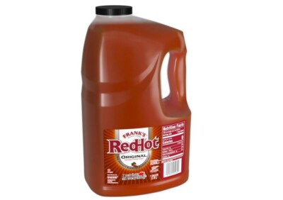 Frank's RedHot Original Cayenne Pepper Hot Sauce, 1 gal - One Gallon Bulk of Hot