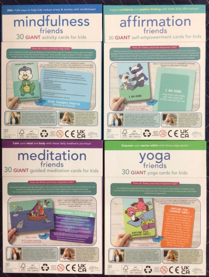 Ambassador Games: Mindful Living Set of 4 Card Games for Kids - Image 2 of 4