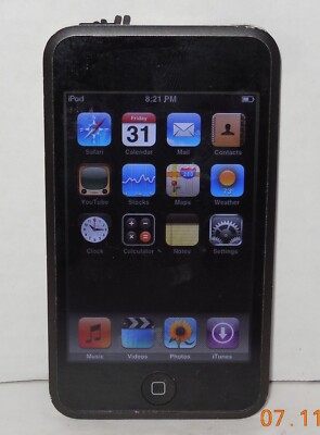 Apple iPod touch Original 1st Gen 8GB MA623LL Black Tested Works