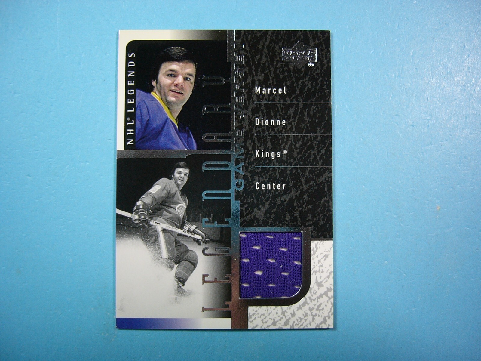 2000-01 Upper Deck Legendary Game Jersey Marcel Dionne #J-MD NHL Hockey Card NM