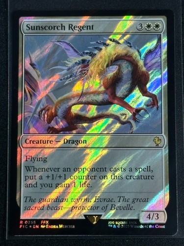 Magic MTG Final Fantasy Collector's Commander Surge Foil Sunscorch Regent FFX