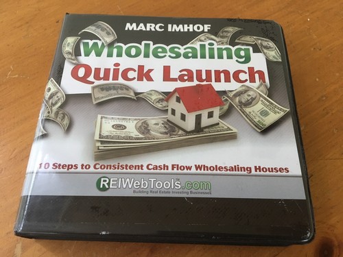 WHOLESALING QUICK LAUNCH REAL ESTATE COURSE BY MARC IMHOF - COMPLETE 8 CD SET! - Photo 4 sur 10