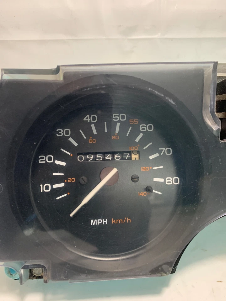 Pontiac Firebird 1982 velocímetro cuadro de instrumentos 95 k con luces de advertencia OEM Foto 3 de 4