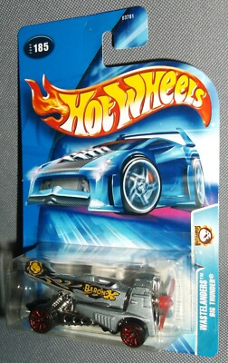 Hot Wheels 2004 #185 Wastelanders Big Thunder Baron X Gray Black Red 10SPs B3781