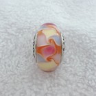 New Authentic Colorful Murano Glass Bead 925 sterling silver European Charm