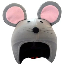 COOLCASC MOUSE RAT ANIMAL  SKI BOARDING HELMET COVER COOL CASC SHOW TIME 019