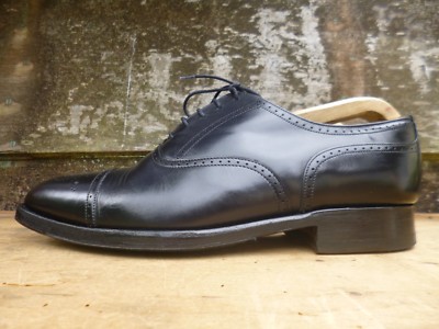 JOSEPH CHEANEY BROGUES SCHUHE SCHWARZ LEDER UK8,5 HERREN CADOGAN